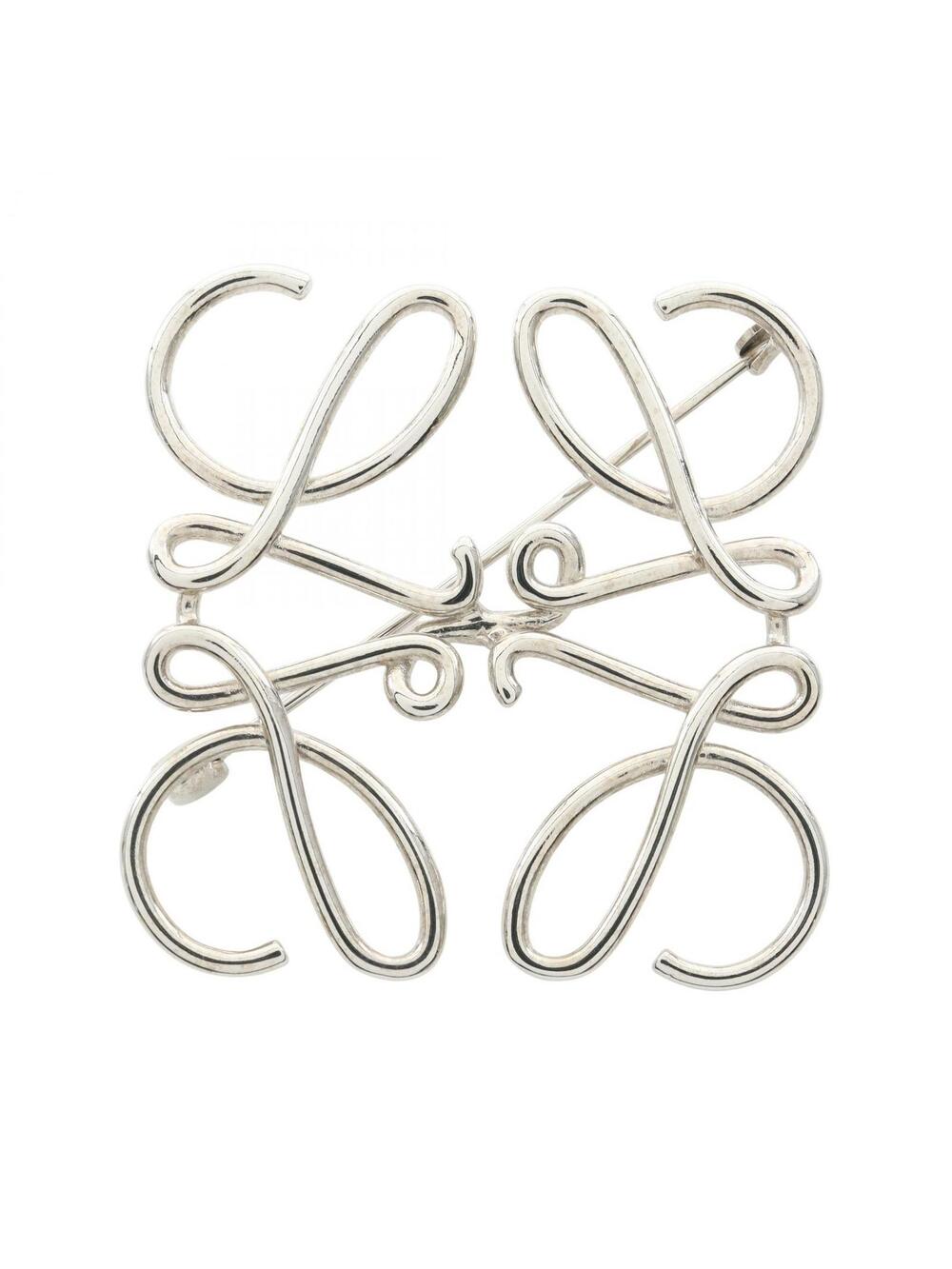 Loewe Anagram Brooch Stainless Steel #289588L35B
